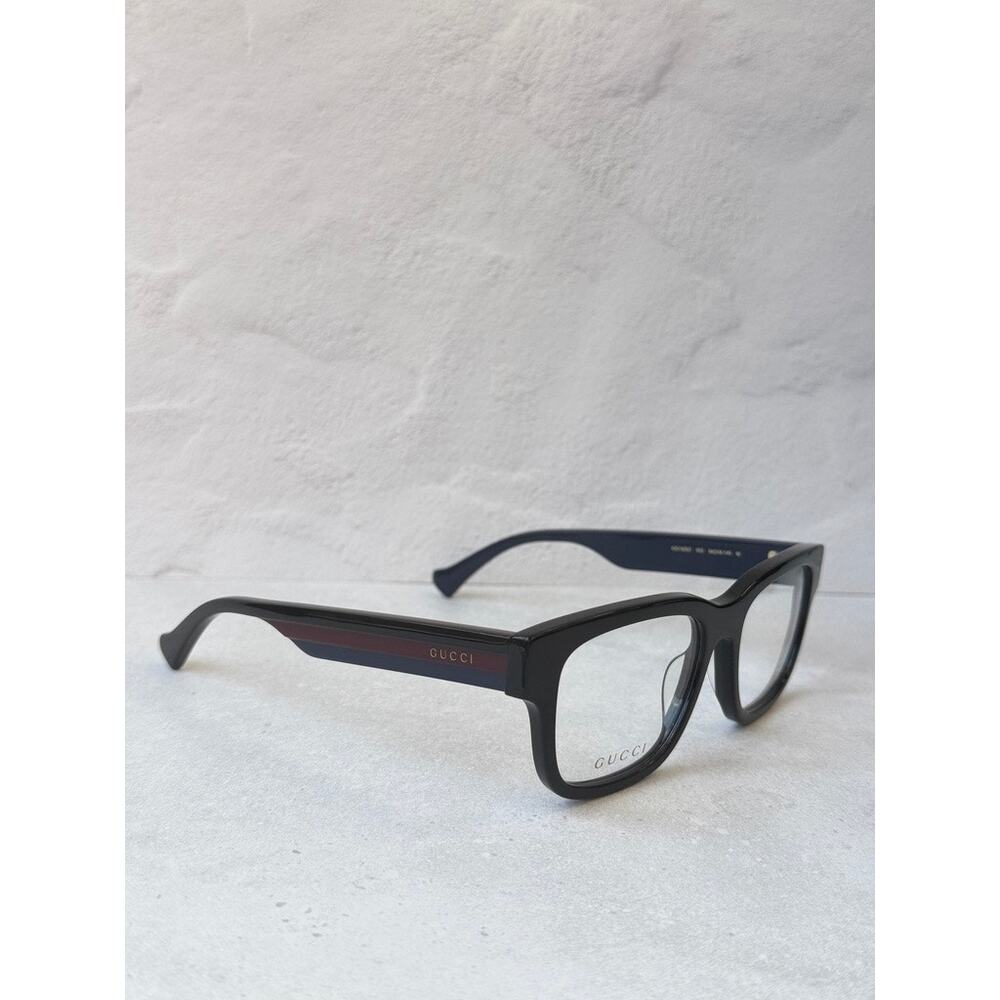 NEW Gucci GG1303O 003 Black Unisex Eyeglasses Frames - Picture 5 of 10